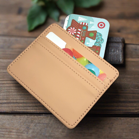 Slim pocket wallet - womens credit card holder