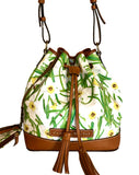 Designer Bag | Dooney & Bourke Retired 2015 Daffodil Botanical Collection Drawstring Tote Bag Shoulder bag Purse