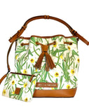 Accessories > Handbags | Womens Dooney & Bourke Retired 2015 Daffodil Collection Drawstring Bag Handbag Purse