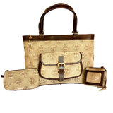 Shoulder bag - Womens Authentic Dooney & Bourke Donegal Collection Leather Signature Purse / Shoulder Bag
