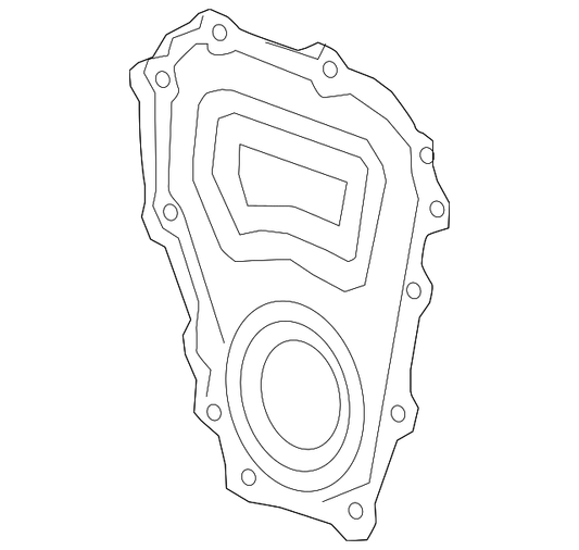 2025-2023 Chevy Colorado Lower Front Timing Cover, 2025-2022 GMC Sierra 1500 Timing Cover OEM GM Part #12731560
