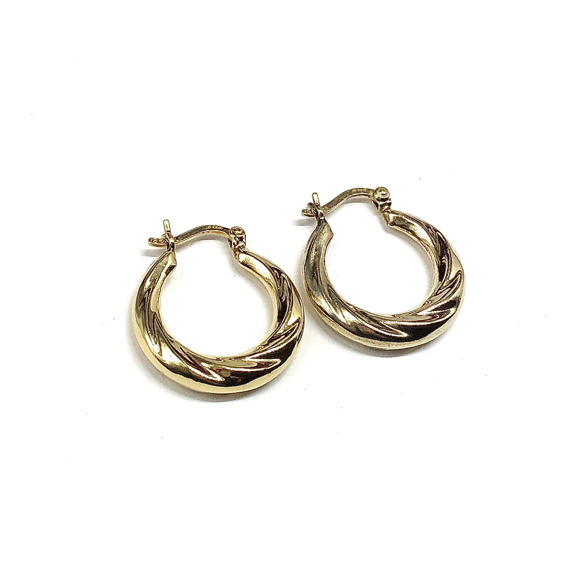 Gold Plated Hoop Earrings