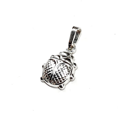 Pendants for Necklaces, 925 Sterling Silver Ladybug summer Lucky charm, Italian Sterling Silver 3D Ladybug Pendant Jewelry for Woman