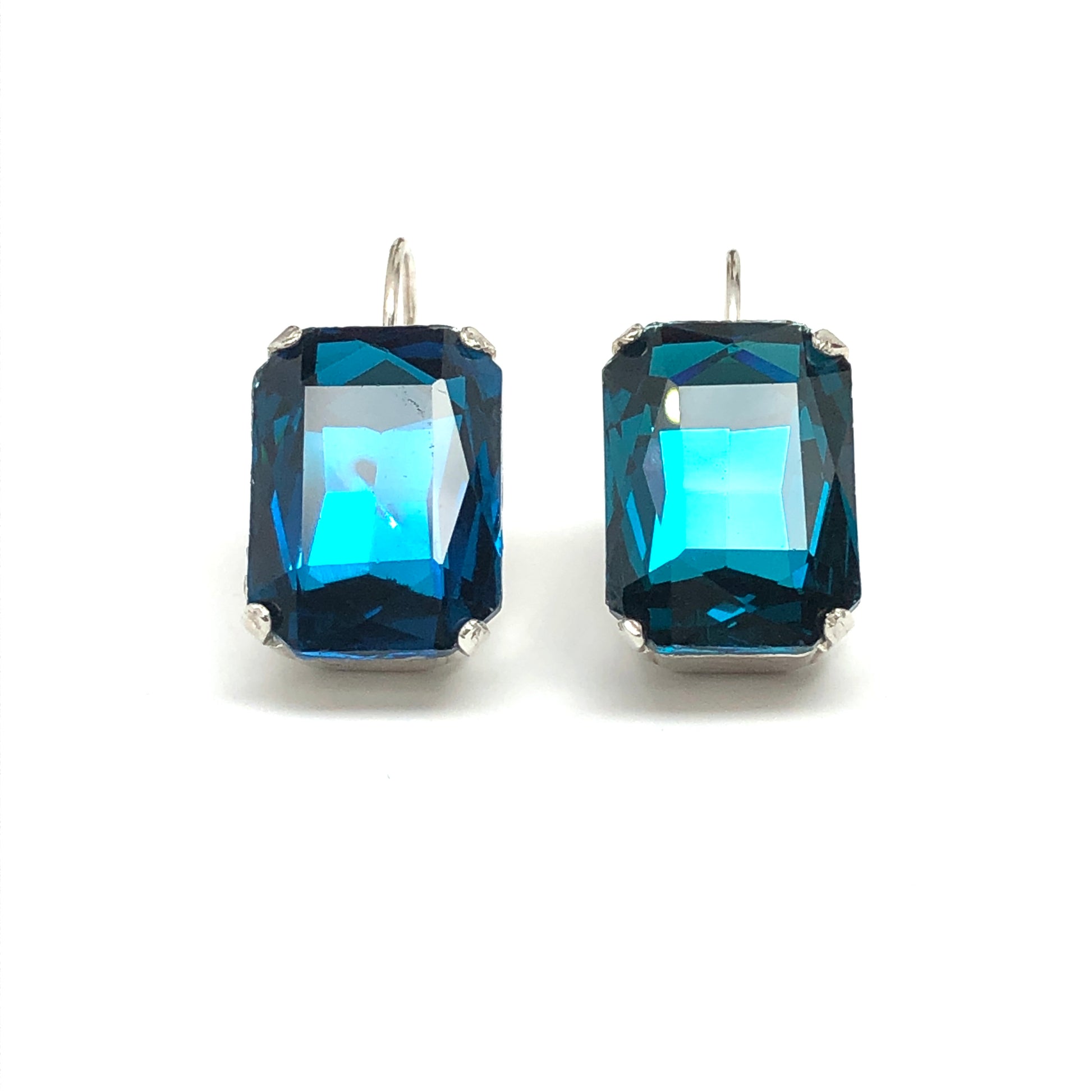 London Blue Drop Earrings | Estate Jewelry online