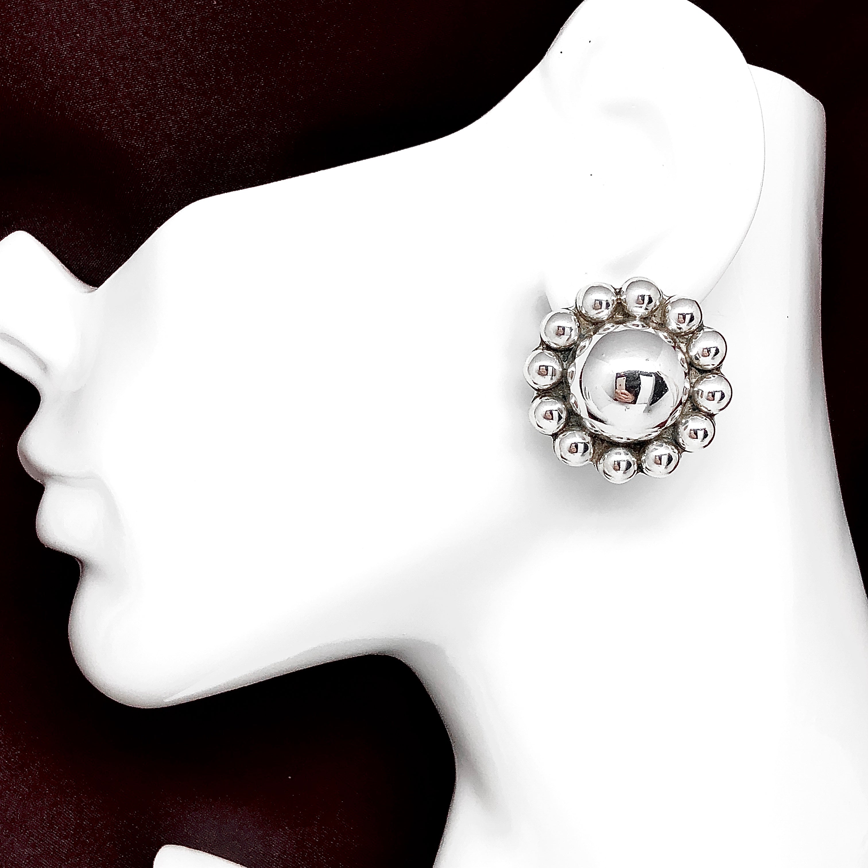 Big Heart Shaped Diamond Cluster Earrings – Benz & Co Diamonds