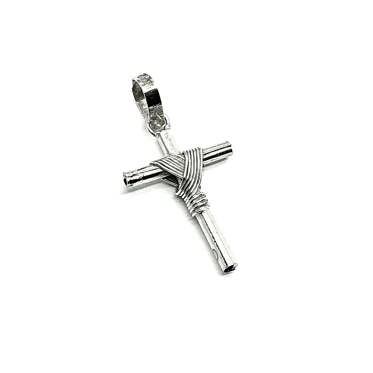 Charms & Pendants | Vintage Sterling Shrouded Religious Silver Cross Pendant