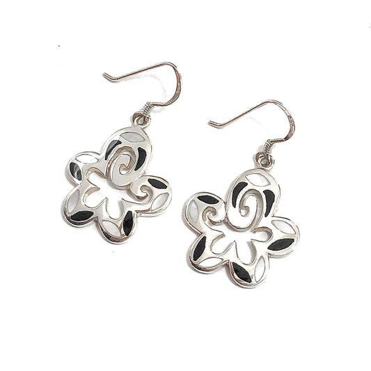 Sterling Silver Flower Earrings for Women