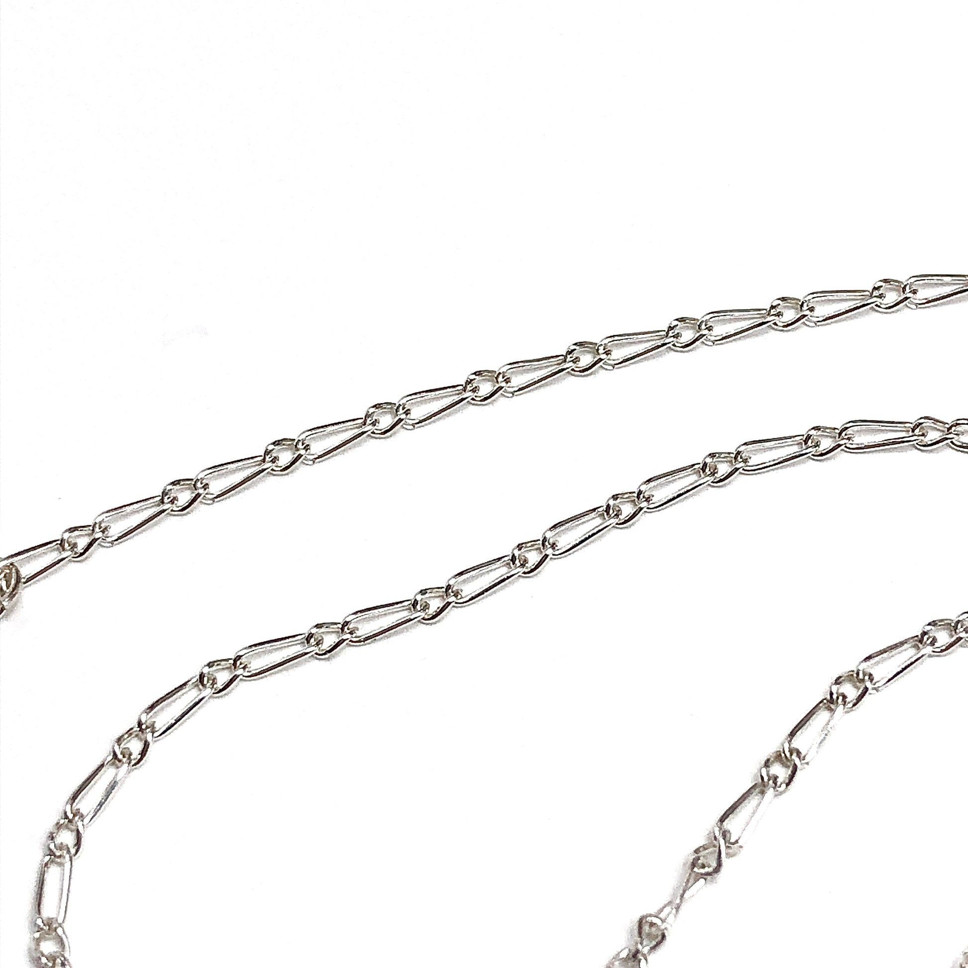 Sultry Red Crystal Paperclip Chain Festoon Necklace