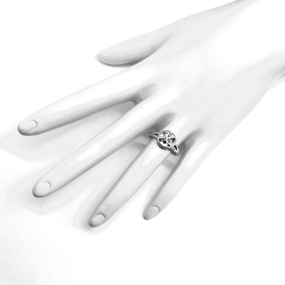 Sterling Silver Band, Sand dollar Ring sz6.75, Beach Style Jewelry, Womens Sterling Silver Ring