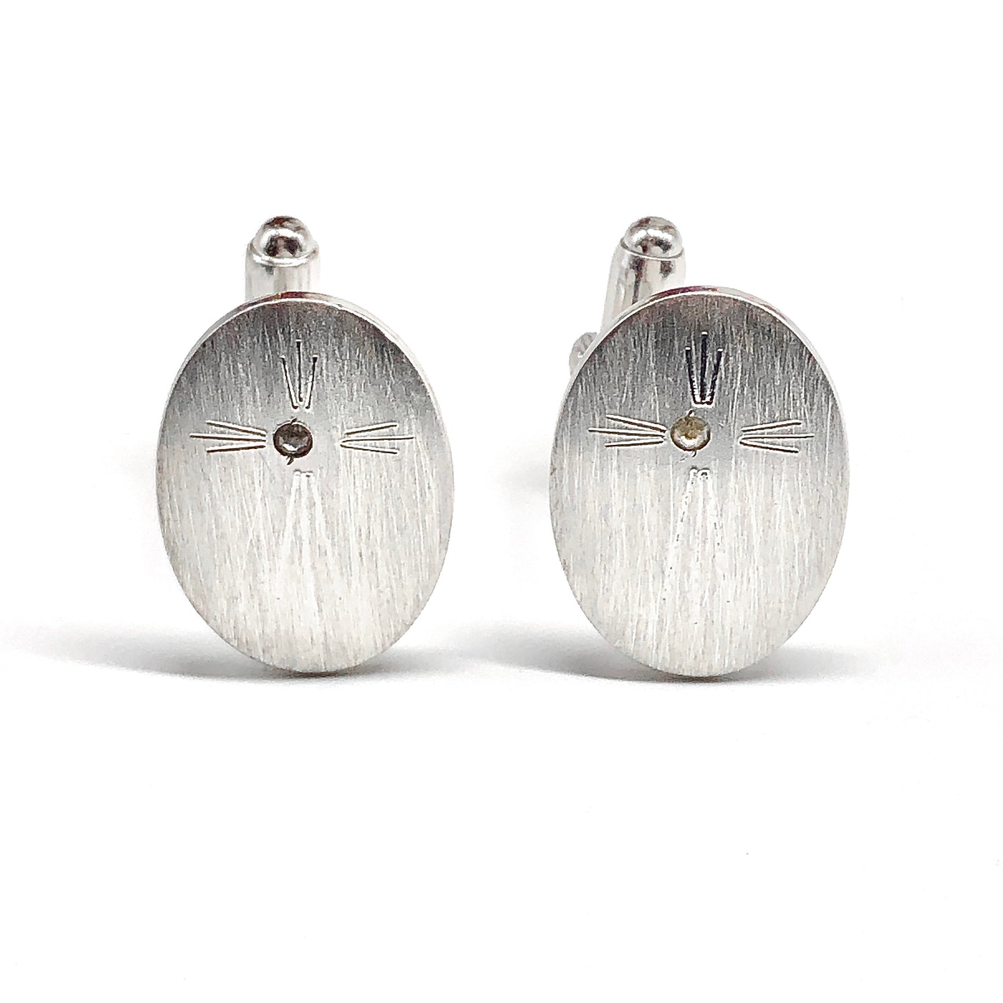 Mens Toggle Cuff links - Vintage Anson Cufflinks, Etched Cross Cuff links, Sterling Silver Cuff links