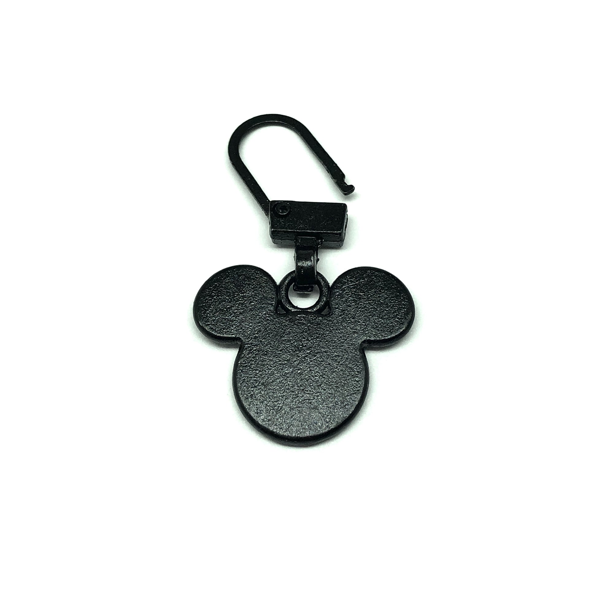 Mickey Mouse Silhouette Charm - Zipper Pull Charm for Repair or Decorative Shoe, Purse, Keychain, Backpacks & More