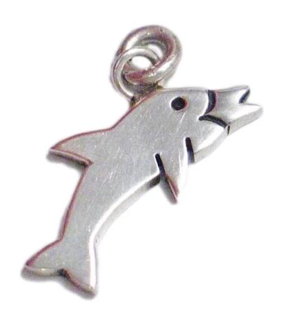 Charm | Vintage Sterling Silver Jumping Dolphin Pendant | Jewelry
