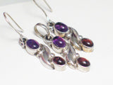 Affordable Earrings | Sterling Silver Amethyst Garnet Stone Earrings Pendant set