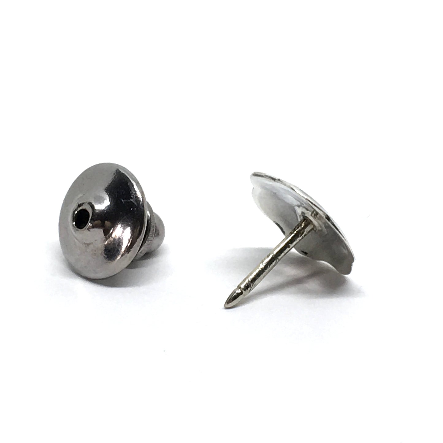 Mens Accessories - Vintage Sterling Silver Black Niello Glinting Siam Goddess Tie Tack / Lapel Pin