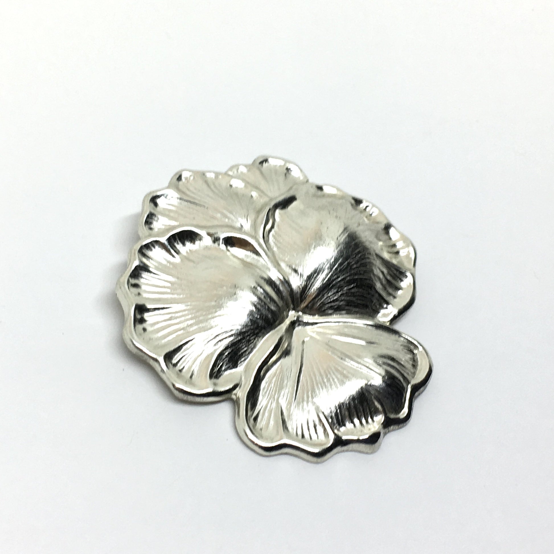 Used Jewelry - Elegant Sterling Silver Iris Flower Convertible Pendant - Brooch / Lapel Pin - at Blingschlingers.com Proudly in the USA
