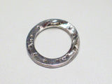 Pendants Pre-Owned | Womens Petite Sterling Silver CZ Halo Circle Pendant