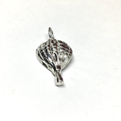Fun - Mens Womens Sterling Silver Hot Air Balloon Festival Ohio Orlando Charm Pendant