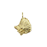 Jewelry Used | 14k Gold Queen Conch Shell Charm Pendant