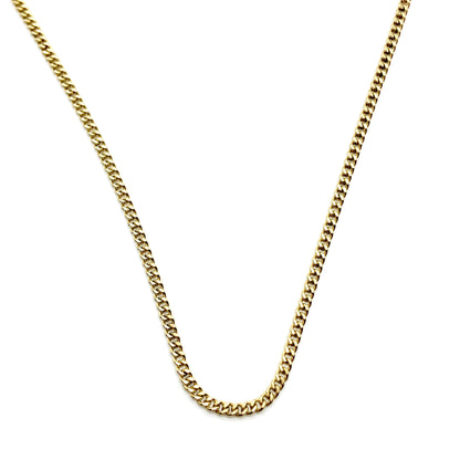 Necklace - Womens Discount Used 12k Gold Filled 18" Mini Curb Chain Necklace 