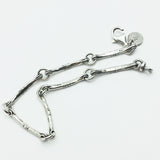 Bracelet | Mens Womens Silpada Sterling Silver Tribal Style Bar & Dot Design Chain Bracelet