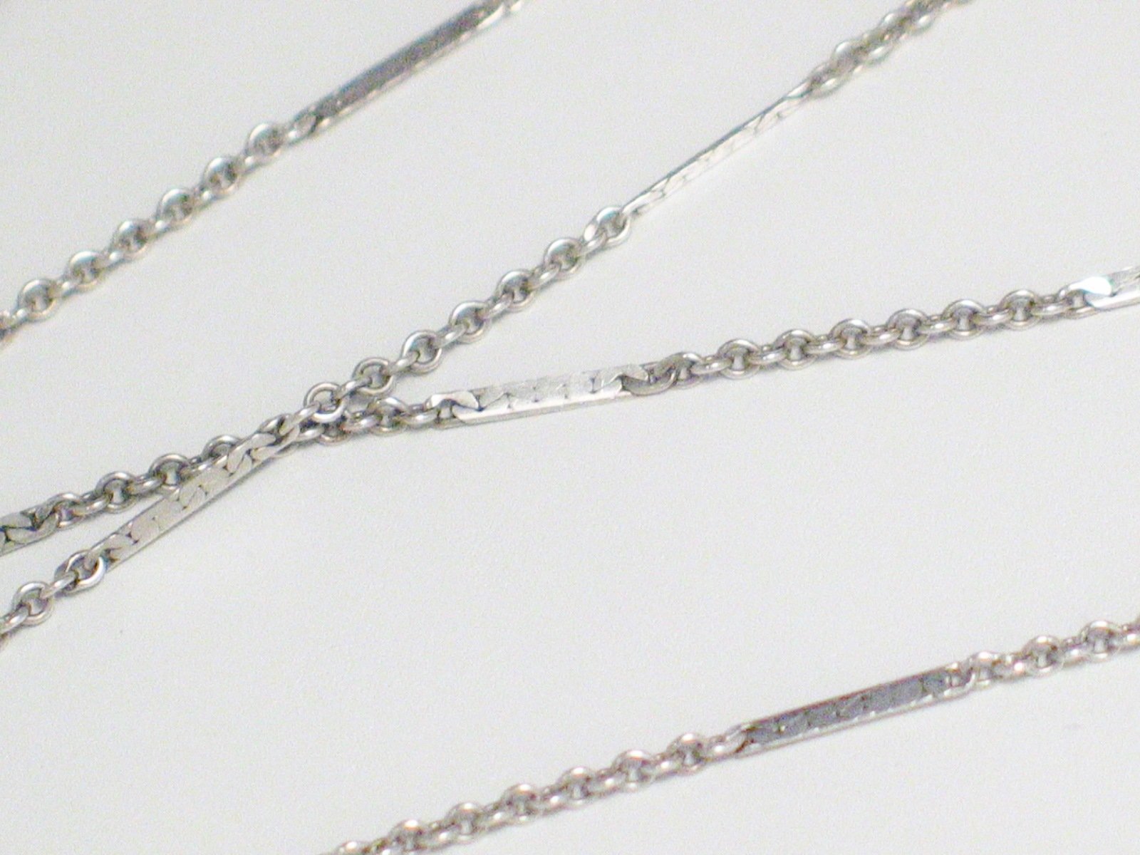 Womens Necklace | Vintage Sterling Silver Marcasite Bow Fancy Link Chain Necklace 17" | Estate Jewelry online at  Blingschlingers Jewelry