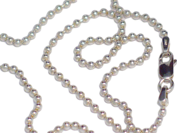 Chain | Sterling Silver Ball Chain Necklace 16