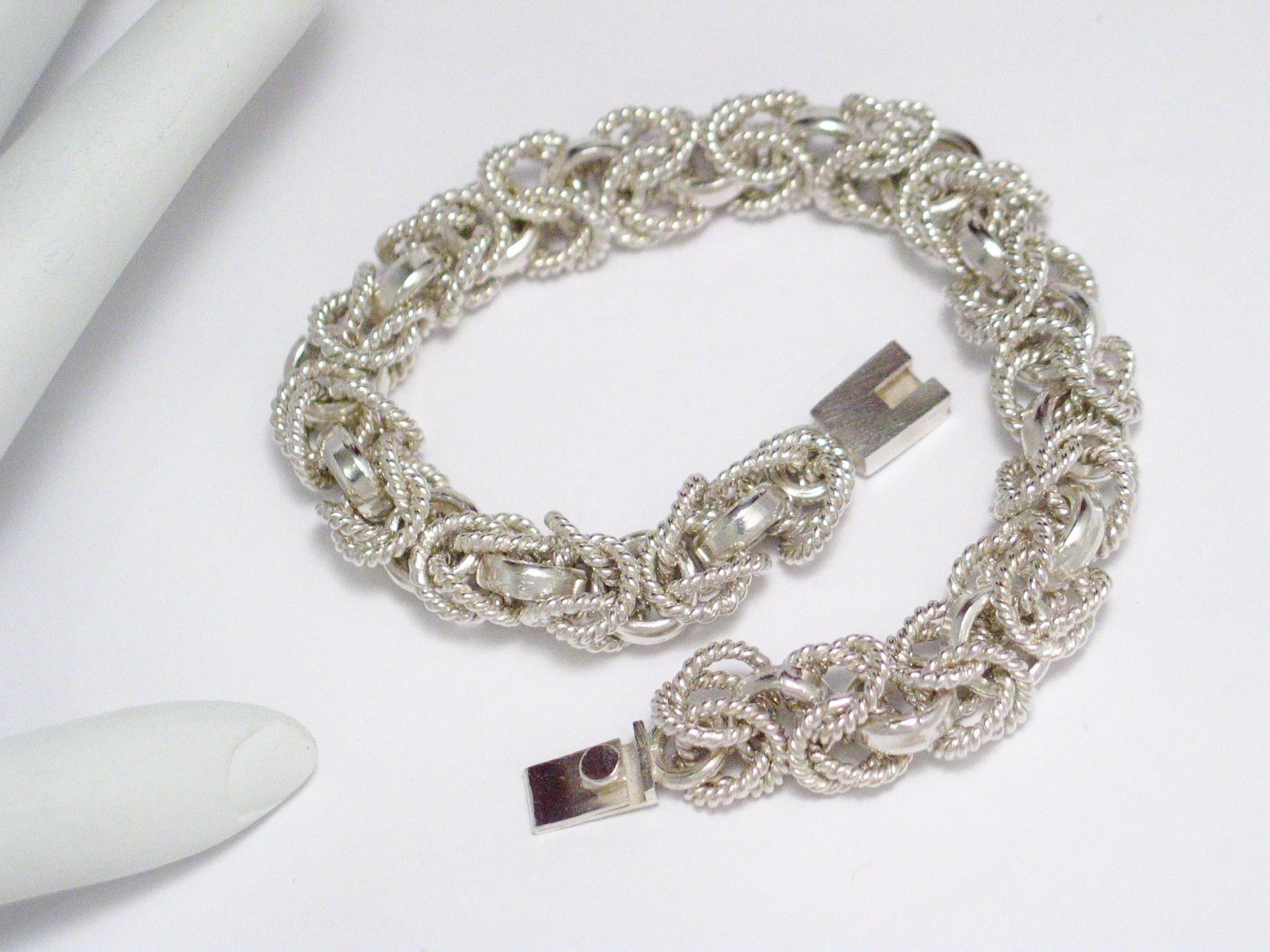 Byzantine Bracelet, Mens Womens 9in Nautical Rope Design Chain Bracelet