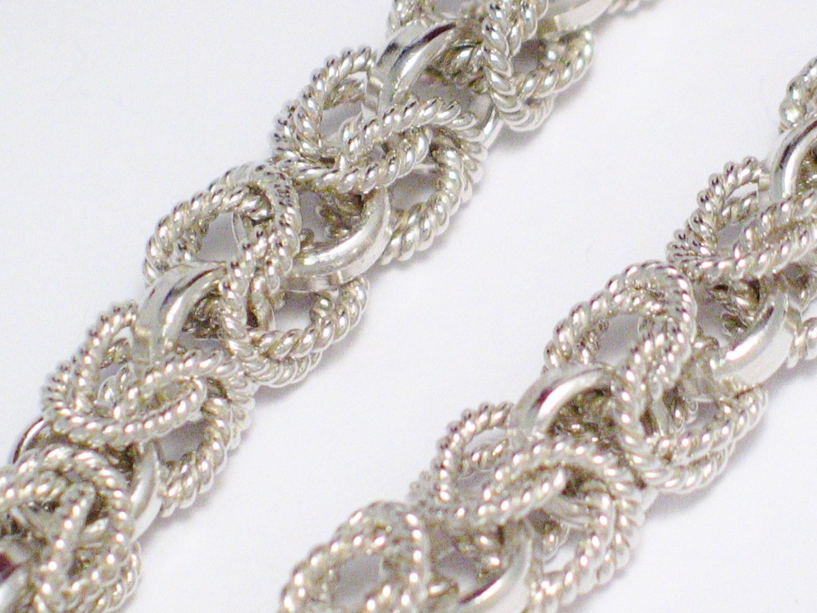 Byzantine Bracelet, Mens Womens 9in Nautical Rope Design Chain Bracelet