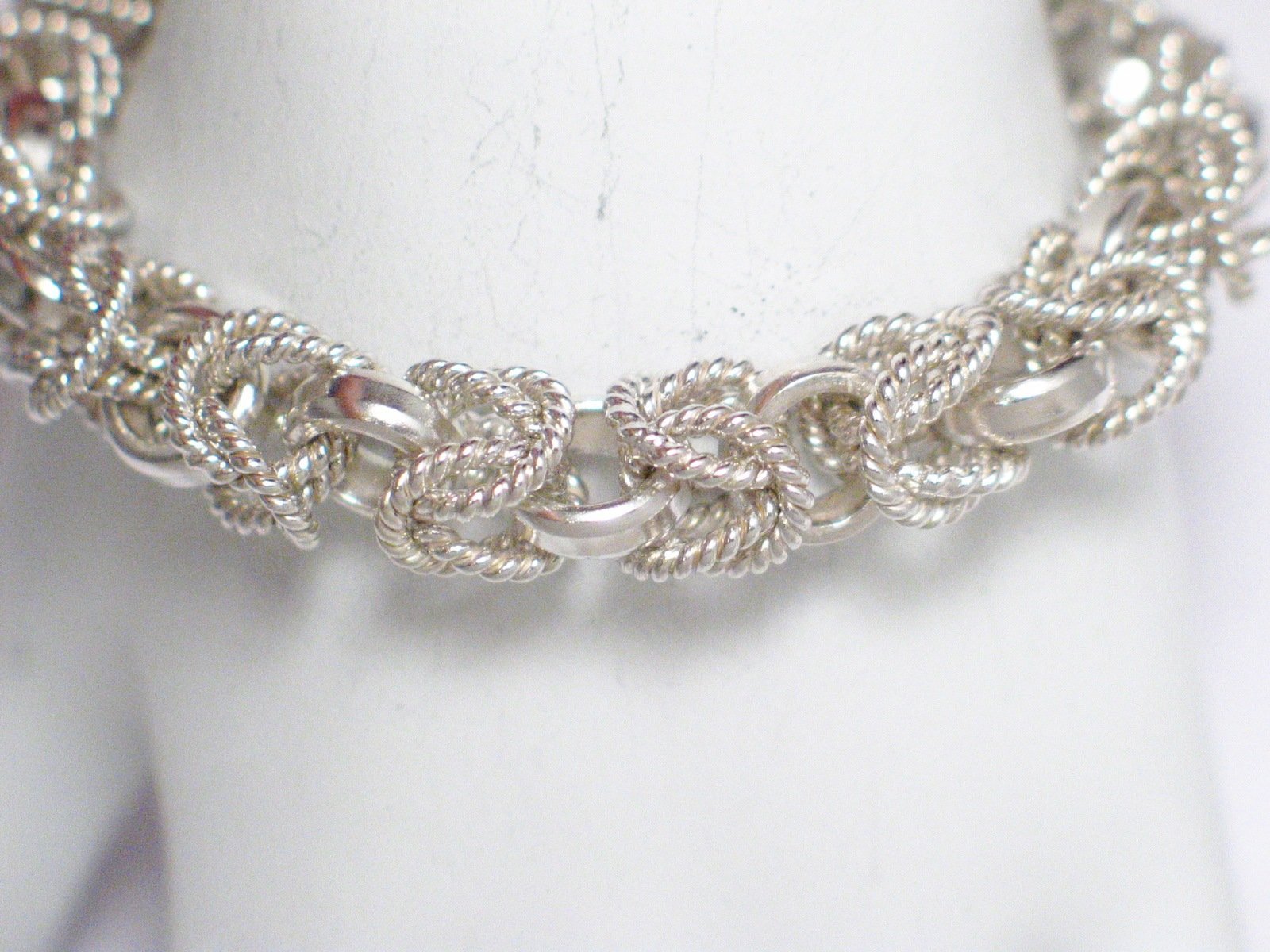 Byzantine Bracelet, Mens Womens 9in Nautical Rope Design Chain Bracelet