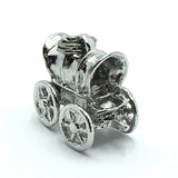 Jewelry used | Sterling Silver Western Style Covered Wagon 3D Charm Pendant