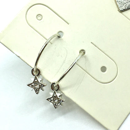 Discount Fashion Jewelry | Variety Pack 4 Pairs Petite Silver Random Fun Design Stud Earrings