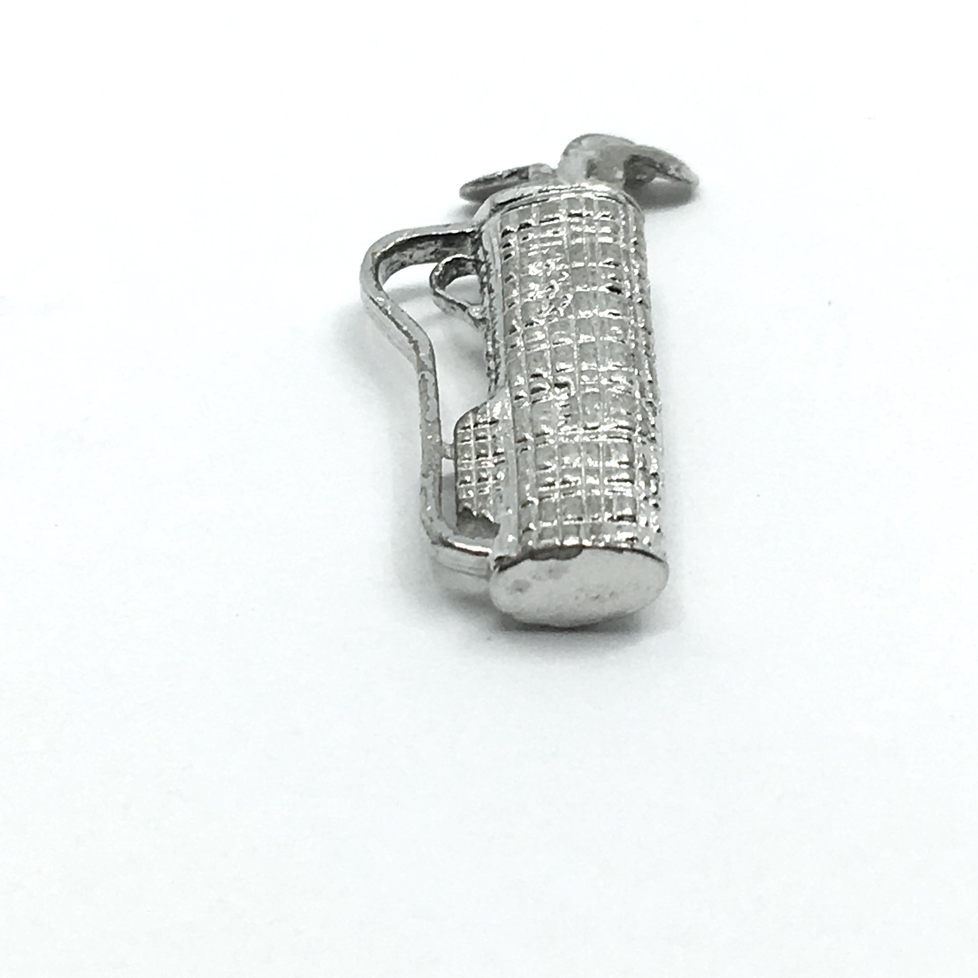 Silver Charms | Sterling Silver Golf Clubs & Bag Pendant | Shop Discount Vintage Jewelry Online