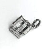 Vintage Jewelry - Sterling Silver Piano 1950s Fotosonor Style Organ 3D Charm