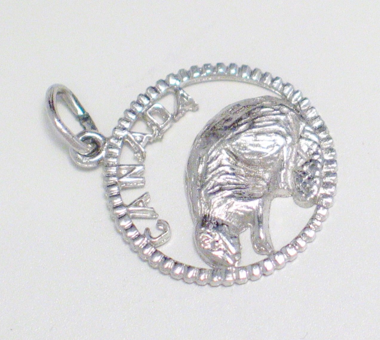 Charm | Sterling Silver Canada Beaver Charm Pendant  | Discount Estate Jewelry online