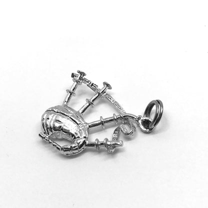 Jewelry Charms | Vintage Sterling Silver Scottish Bagpipe 3D Charm