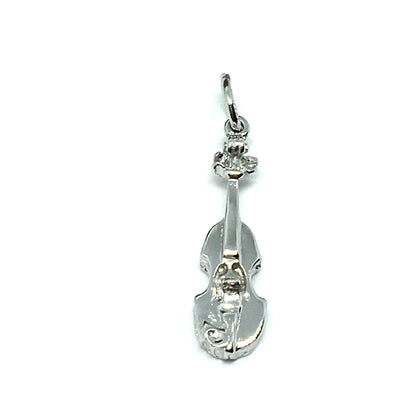 Jewelry | Sterling Silver Miniature Violin 3D Charm Pendant