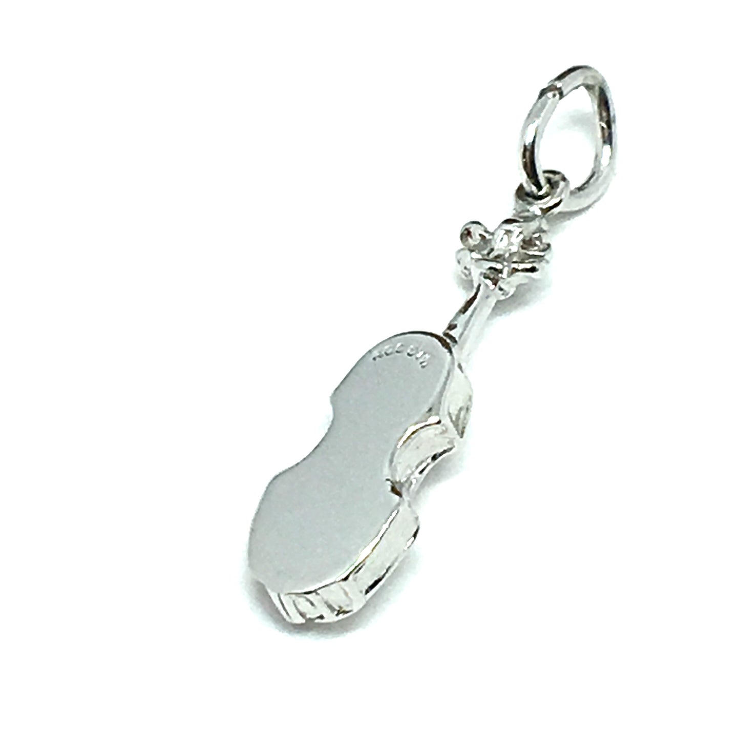 Jewelry | Sterling Silver Miniature Violin 3D Charm Pendant