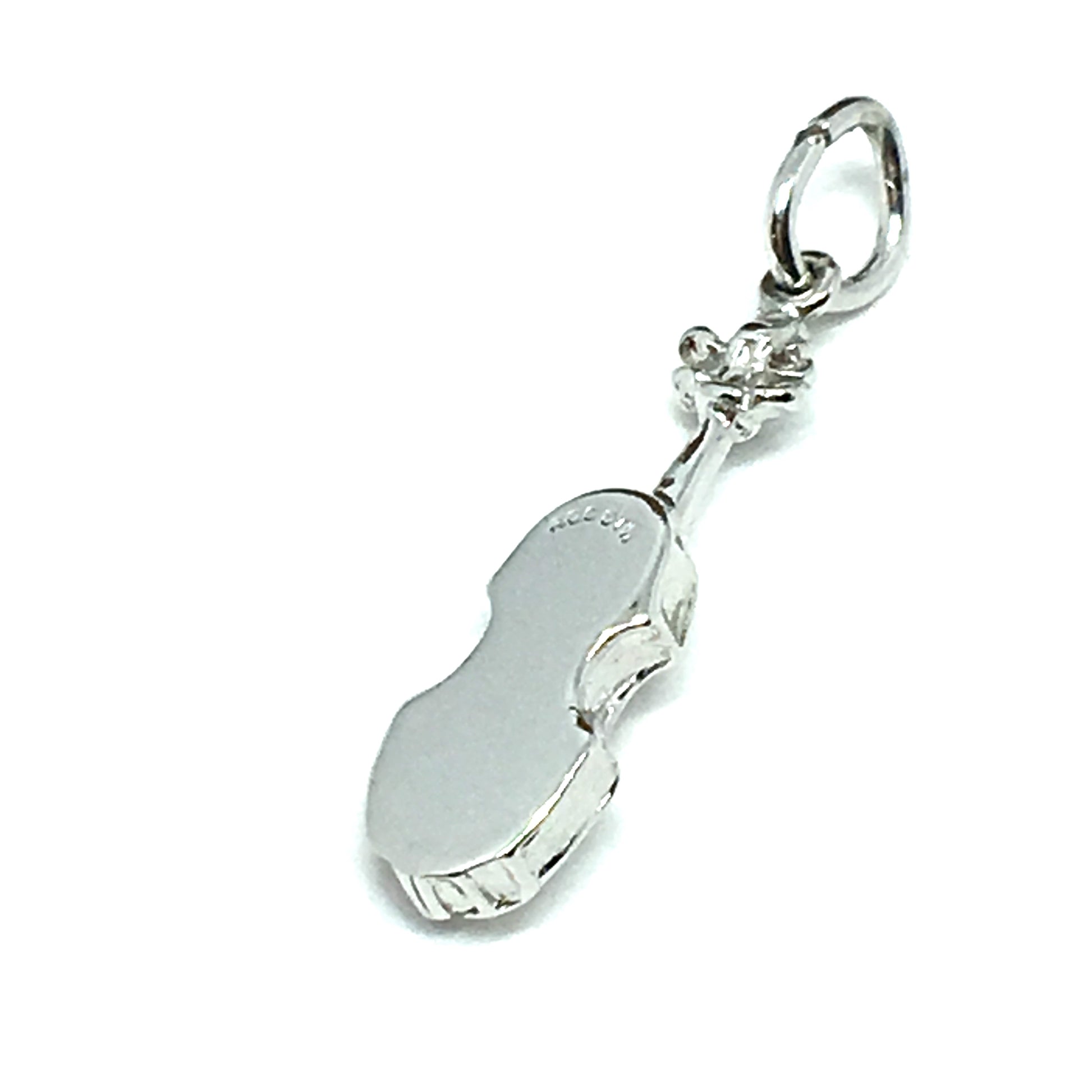 Jewelry | Sterling Silver Miniature Violin 3D Charm Pendant