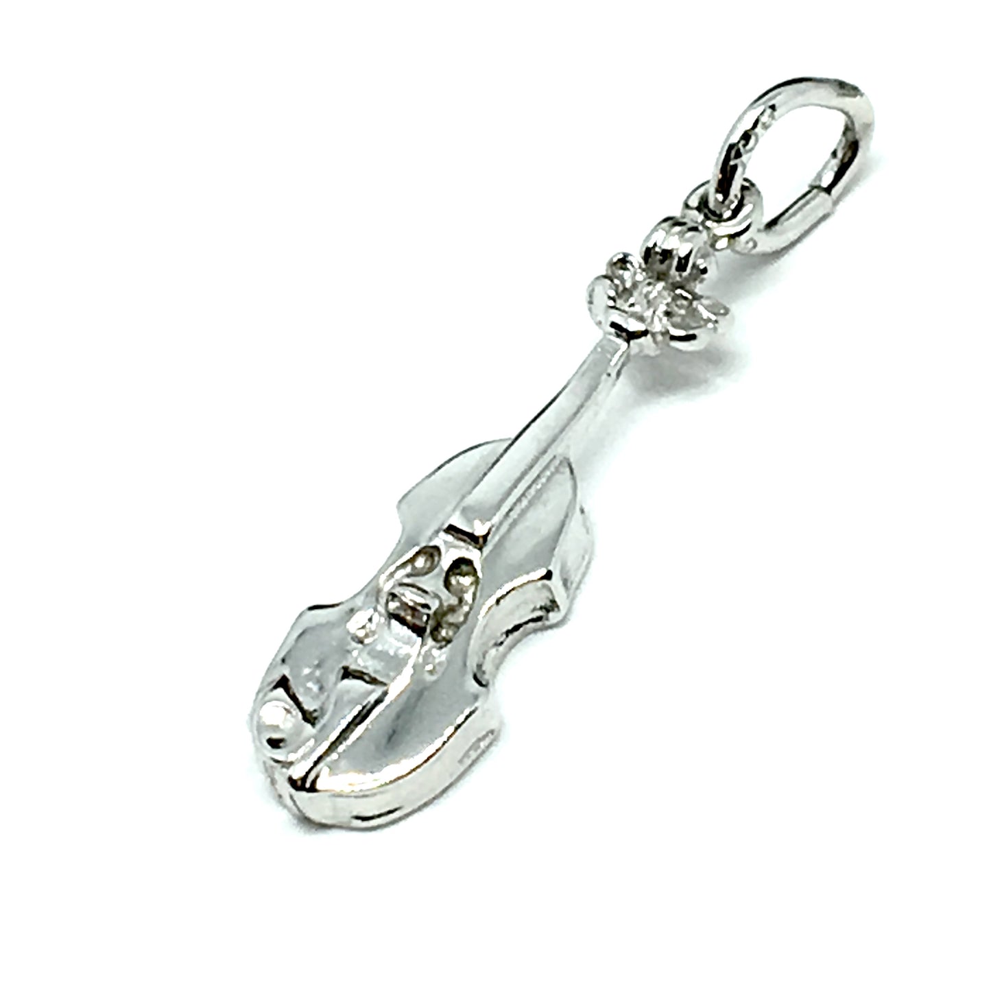 Jewelry | Sterling Silver Miniature Violin 3D Charm Pendant