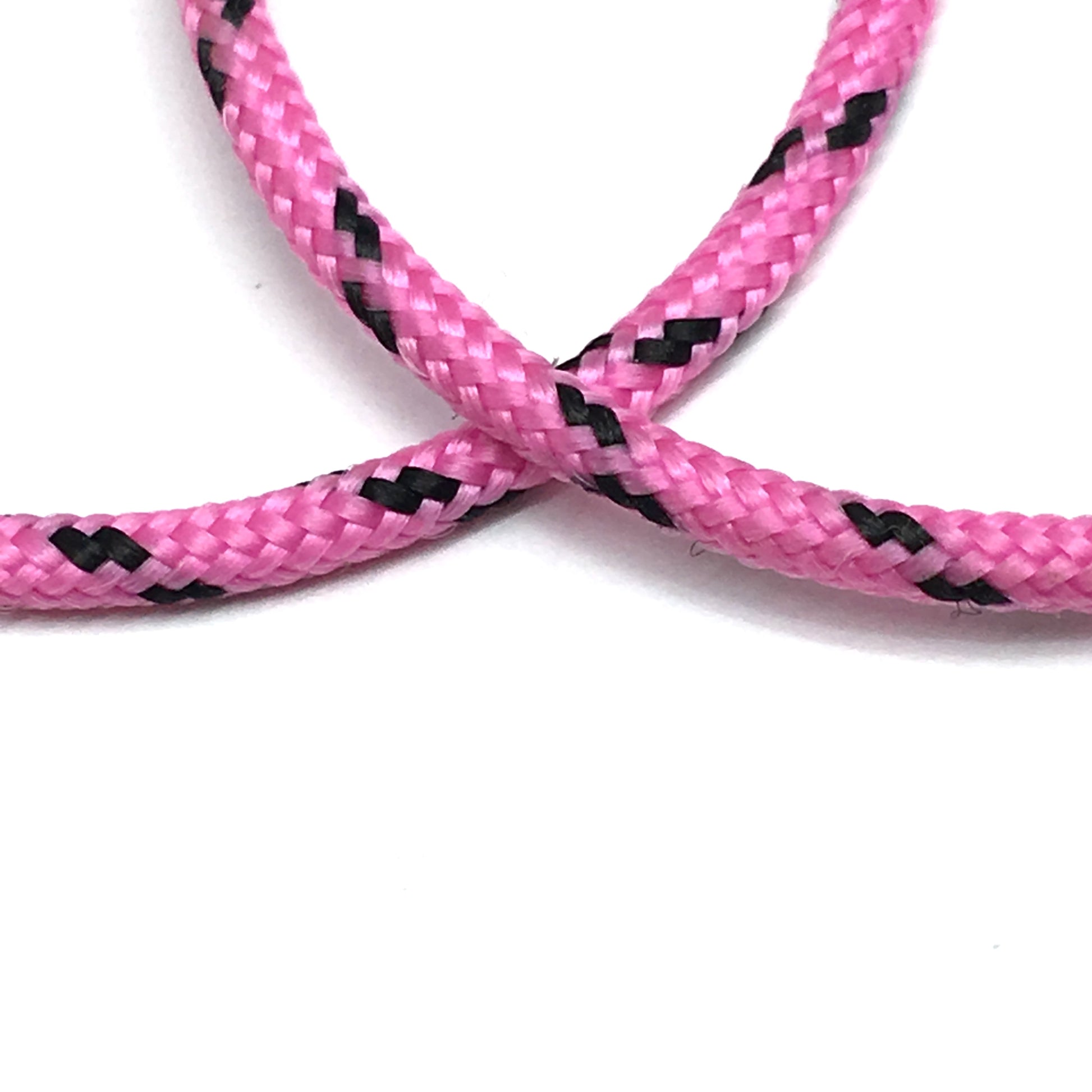 Fashion Jewelry - 90s Flair Pink Black Friendship Bracelet Style Hoop Earrings