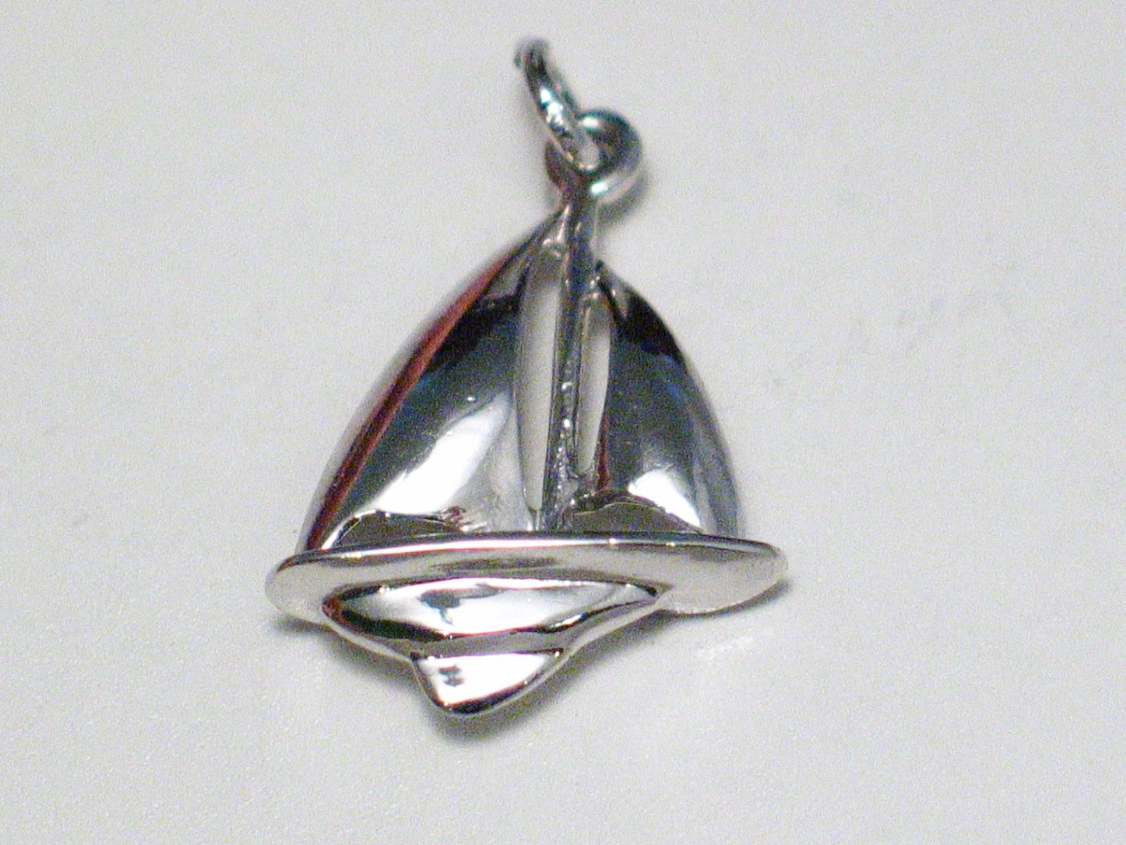 Charm | Small Sterling Silver Nautical Sailboat Charm | Discount Estate Jewelry