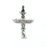 Second-hand Jewelry | Sterling Silver Vancouver Canada Thunderbird Totem Pole Charm Pendant