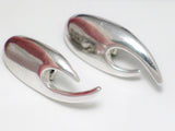 Runway Claw | Sterling Silver Earrings | Unique High Fashion Design w/ Omega Backs - Blingschlingers Jewelry