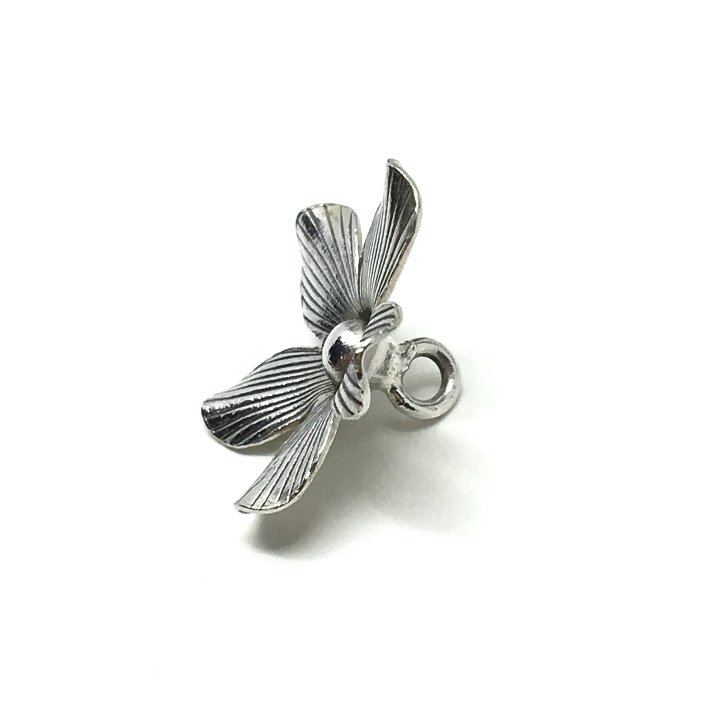 Jewelry Findings | 23mm Sterling Silver 3d Flower Charm Finding | Designer Shiana