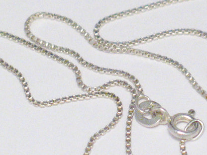 Heart Necklace, Sterling Silver Open Heart Design Pendant Box Chain Necklace Bundle