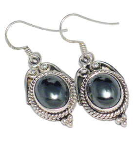 Dangle Earrings | Womens Dark Metallic Hematite Stone Earrings | Discount Overstock Jewelry online at  Blingschlingers.com