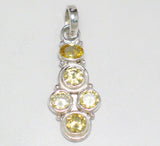 Silver Pendants | Shimmery Canary Yellow Shifting Cubic Zirconia Pendant | Overstock Jewelry online