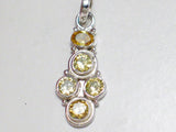 Silver Pendants | Shimmery Canary Yellow Shifting Cubic Zirconia Pendant | Overstock Jewelry online