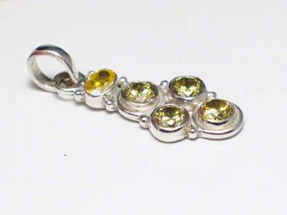 Silver Pendants | Shimmery Canary Yellow Shifting Cubic Zirconia Pendant | Overstock Jewelry online