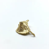 14k Gold 3D Design Queen Conch Shell Pendant